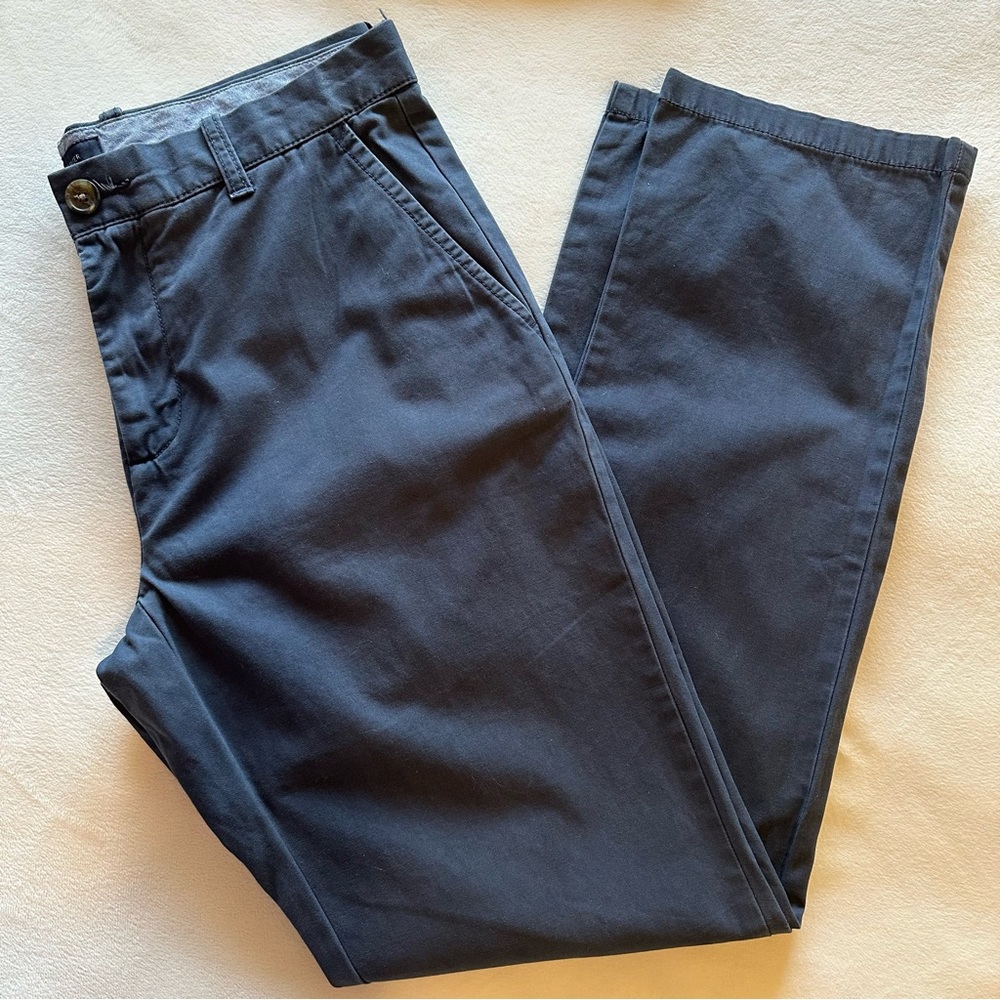 Tommy Hilfiger Blue Gray Khaki Chino Pants Size 33 x 34